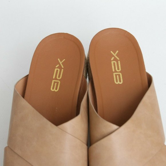 X2B Crisscross Platform Espadrilles Slide Sandal 9 - Picture 8 of 12
